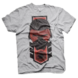 Grå Star Wars Kylo Ren Distressed T-shirt