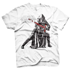 Hvid Star Wars Kylo Ren Pose T-Shirt