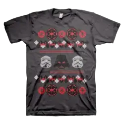 Koksgrå Star Wars X-Mas Knit Imperials T-Shirt