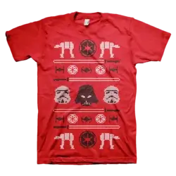 Rød Star Wars X-Mas Knit AT-AT T-Shirt