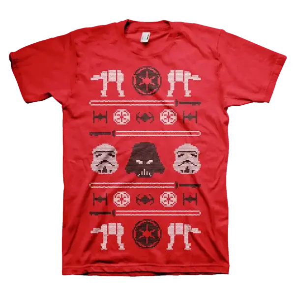 Rød Star Wars X-Mas Knit AT-AT T-Shirt