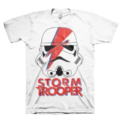 Hvid Star Wars Ziggy Stormtrooper med tekst T-shirt