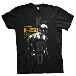 Sort Star Wars K-2SO T-shirt