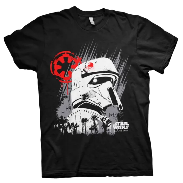 Sort Star Wars Shoretrooper T-shirt