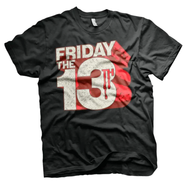 Sort Friday The 13th Block Logo T-shirt