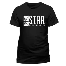 Sort S.T.A.R Labs T-shirt