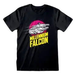 Sort Star Wars Millennium Falcon T-shirt