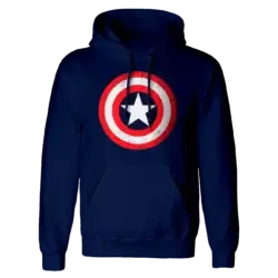 Navy Blue Captain America Hoodie