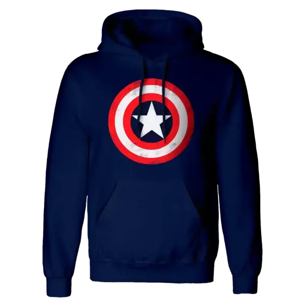 Navy Blue Captain America Hoodie