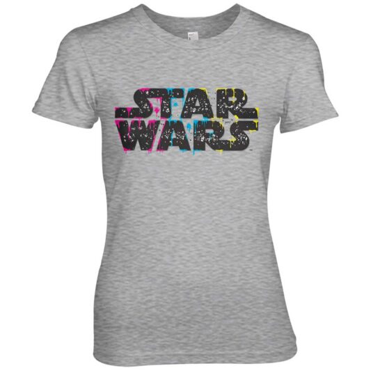 pensionist Interaktion Grønland Køb Star Wars Retro Logo T-shirt Dame | Lynhurtig levering - MASKED™