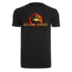 Sort Mortal Kombat Logo T-shirt