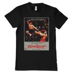 Sort Bloodsport Poster T-shirt