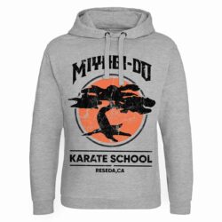 Grå Miyagi Do Karate School Hoodie