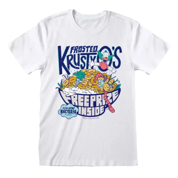 Hvid The Simpsons Frosted Krusty O’s T-shirt