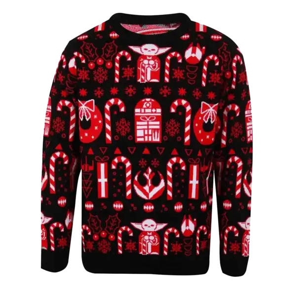 Sort Star Wars Strikket Julesweater