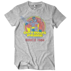 Grå Transformers Optimus Since 1984 T-shirt