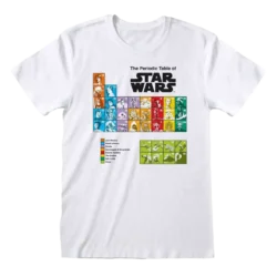 Hvid Star Wars Periodic Table T-shirt