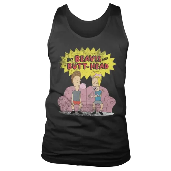 Sort Beavis and Butt-Head Tank Top