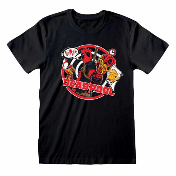 Sort Deadpool Crosshair T-shirt