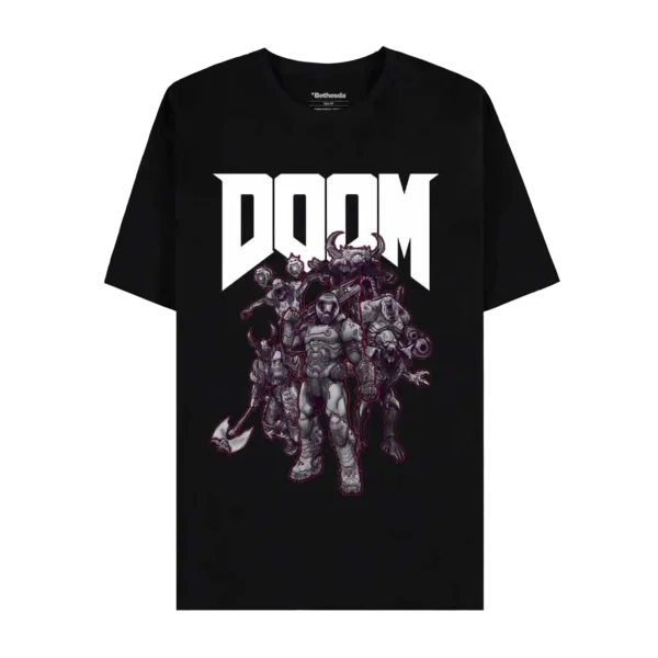 Sort Doom Demon Slayer T-shirt