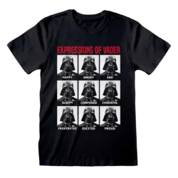 Sort Star Wars Expressions of Vader T-shirt