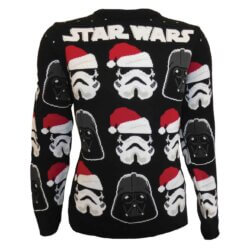 Skrikket Star Wars Julesweater med Darth Vader og Stormtroopers