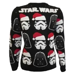 Sort Star Wars Strikket Trooper Julesweater