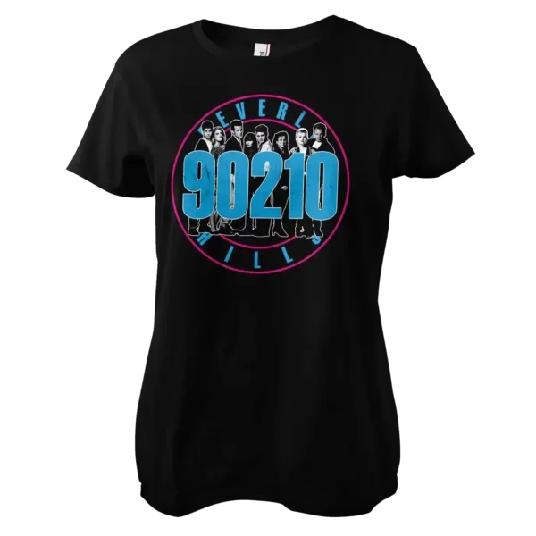 Sort Beverly Hills 90210 T-shirt Dame