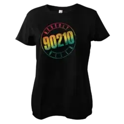 Sort Beverly Hills 90210 Logo T-shirt Dame