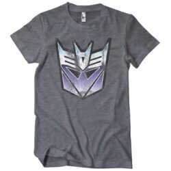 Mørk heather Transformers Decepticon T-shirt