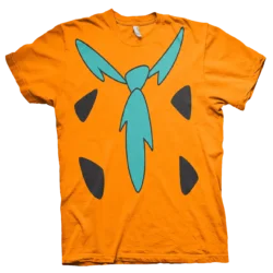 Orange Fred Flintstone Kostume T-shirt