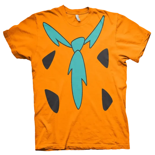 Orange Fred Flintstone Kostume T-shirt