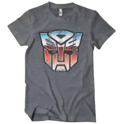 Mørk heather Transformers Autobot T-shirt