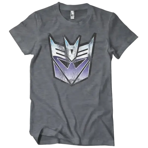 Mørk heather Transformers Decepticon T-shirt