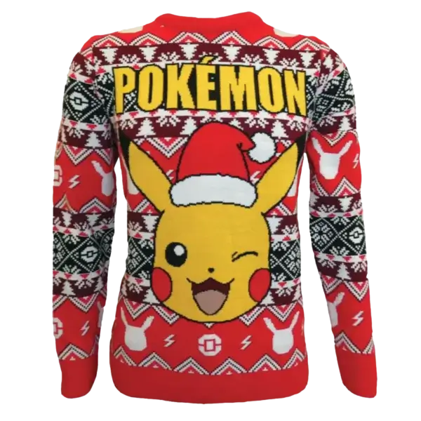 Rød Pokémon Pikachu Julesweater