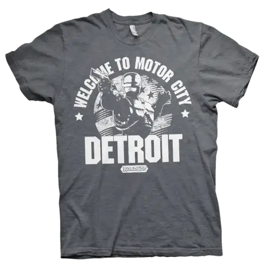 Mørk heather RoboCop Detroit T-shirt