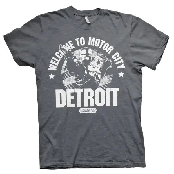 Mørk heather RoboCop Detroit T-shirt