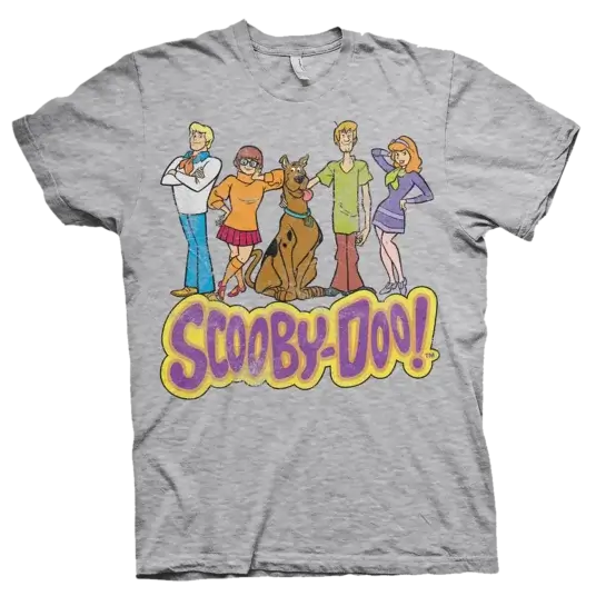 Grå Scooby Doo Distressed T-shirt