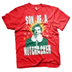 Rød Elf Son of a Nutcracker T-Shirt