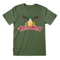 Grøn Fars Fede Ferie Walley World T-shirt