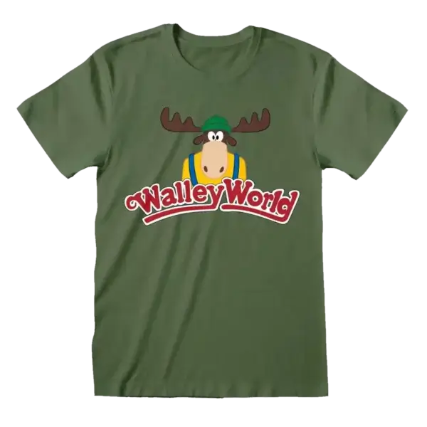 Grøn Fars Fede Ferie Walley World T-shirt