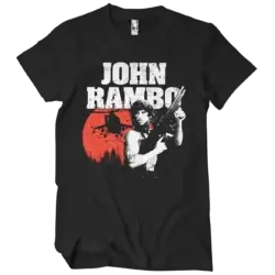 Sort John Rambo T-shirt