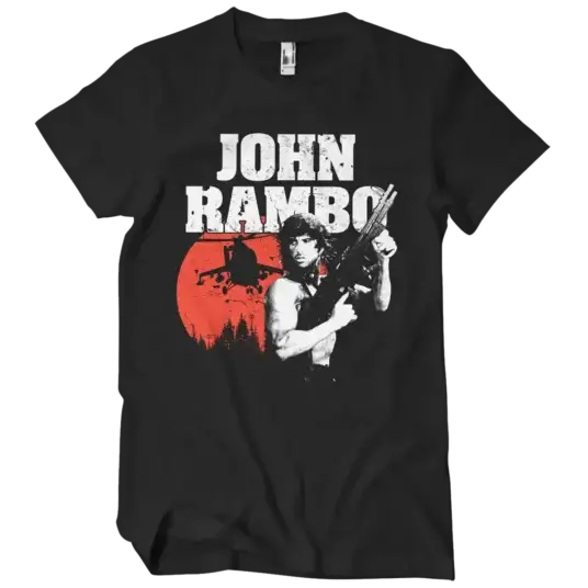 Sort John Rambo T-shirt