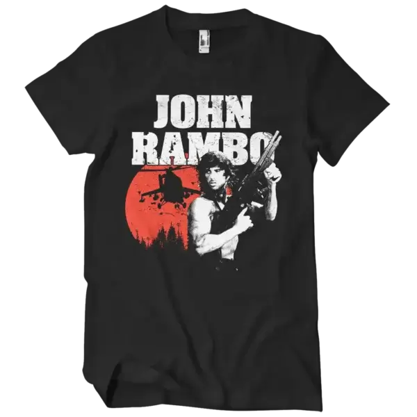 Sort John Rambo T-shirt