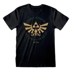 Sort Zelda Hyrule Kingdom T-shirt