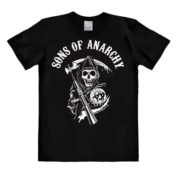 Sort Sons of Anarchy Grim Reaper T-Shirt