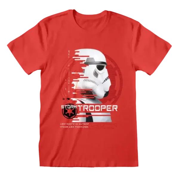 Rød Star Wars Stormtrooper Rød T-shirt