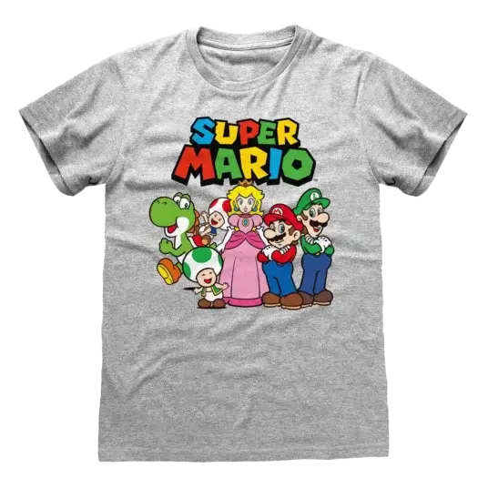 Grå Super Mario T-shirt