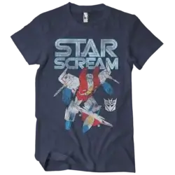 Navy Blue Transformers Starscream T-shirt