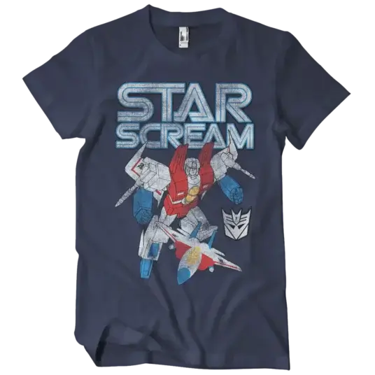 Navy Blue Transformers Starscream T-shirt